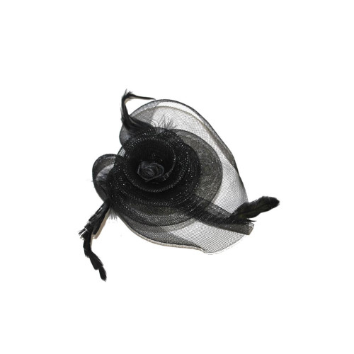 Chapeau bibi noir cabaret 1900, 1920 pour femme en vente