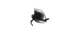 Chapeau bibi noir cabaret 1900, 1920 pour femme en vente