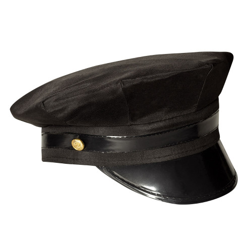 Casquette de chauffeur, képi chauffeur taxi, voiturier en vente pour adulte à Paris.