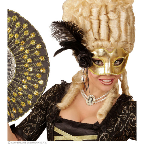 copy of Masque vénitien noir avec plumes