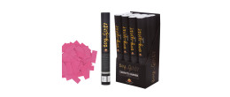Canon à confettis "Gender Reveal" couleur rose de 40cm en vente chez Be Happy