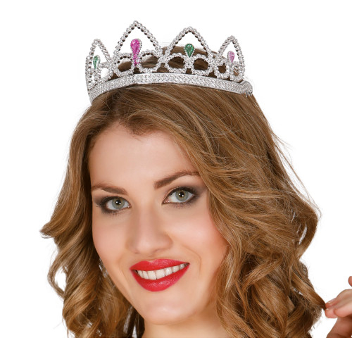Couronne princesse argenté