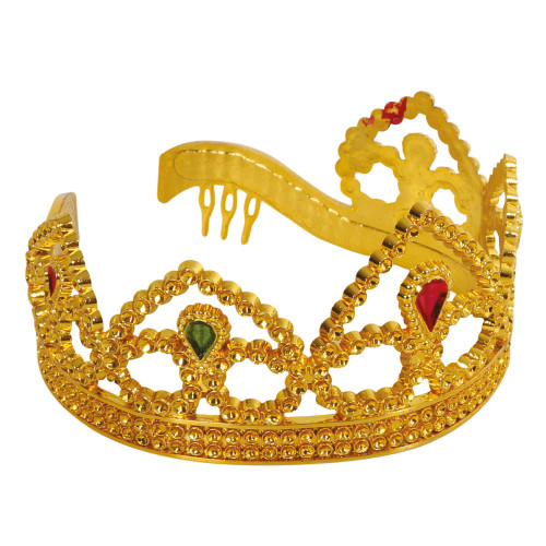 Couronne de reine dorée en vente chez Be Happy à Paris et en ligne.
