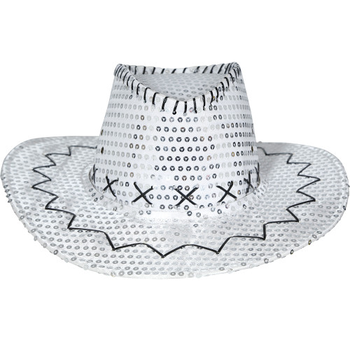 Chapeau cowboy Billy argenté