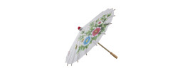 Ombrelle chinoise véritable en bamboo et papier de 60cm en vente chez Be Happy à Paris et en ligne
