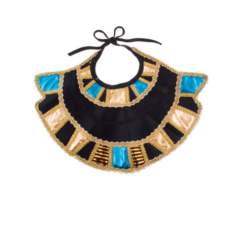 Collerette Égypte unisex Cléopâtre ou Pharaon pour adulte en vente chez Be Happy.