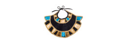 Collerette Égypte unisex Cléopâtre ou Pharaon pour adulte en vente chez Be Happy.