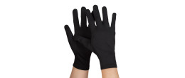 Paire de gants noir court pour adulte en vente chez Be Happy à Paris et en ligne.