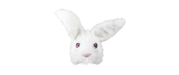 Masque peluche lapin luxe pour adulte en vente à Paris chez Be Happy et en ligne.