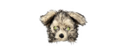 Masque peluche Loup luxe pour adulte en vente à Paris chez Be Happy et en ligne.