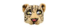Masque peluche Léopard luxe pour adulte en vente à Paris chez Be Happy et en ligne.
