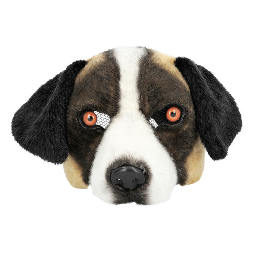 Masque peluche Chien luxe pour adulte en vente à Paris chez Be Happy et en ligne.