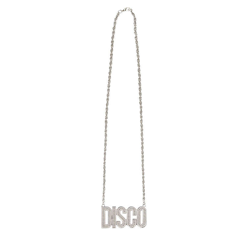 Collier "disco" métal