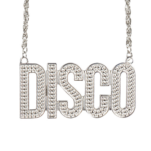 Collier "disco" métal