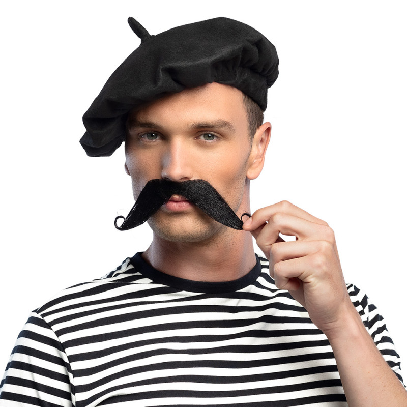 Béret français noir pour adulte en vente chez Be Happy à Paris et en ligne.
