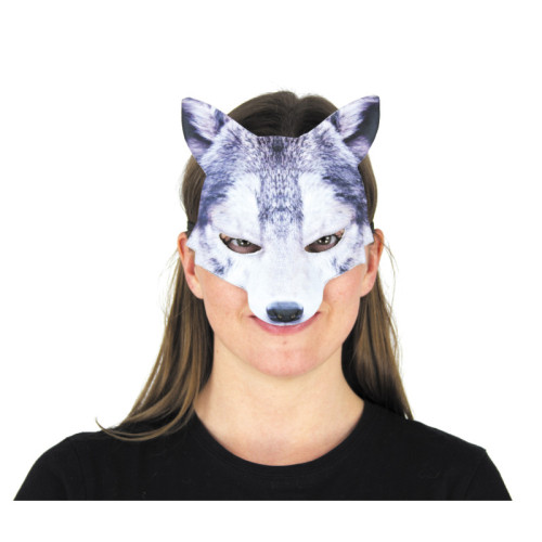 Masque loup gris