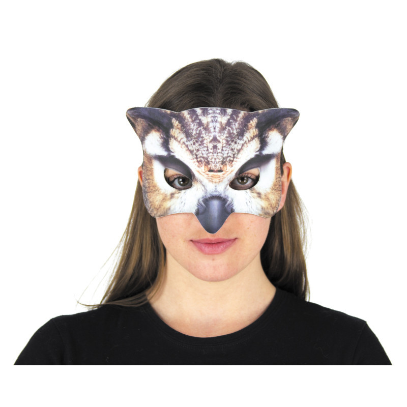 Masque animal, oiseau hibou en vente chez Be Happy à Paris et en ligne.