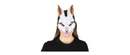 Masque animal lapin blanc en vente chez Be Happy à Paris et en ligne.