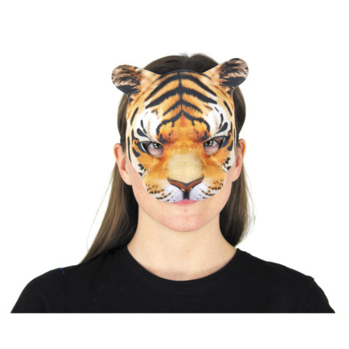 Masque animal tigre réaliste en vente chez Be Happy à Paris et en ligne.