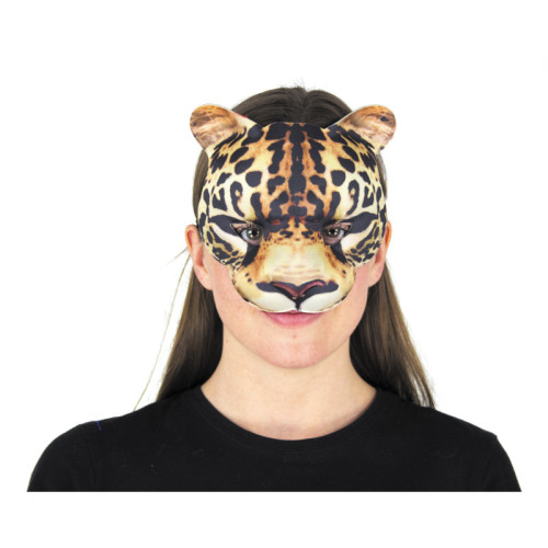 Masque animal léopard réaliste en vente chez Be Happy à Paris et en ligne.