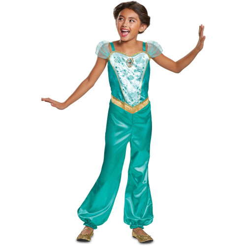 Déguisement princesse oriental Jasmine Disney pour enfant en vente chez Be Happy.