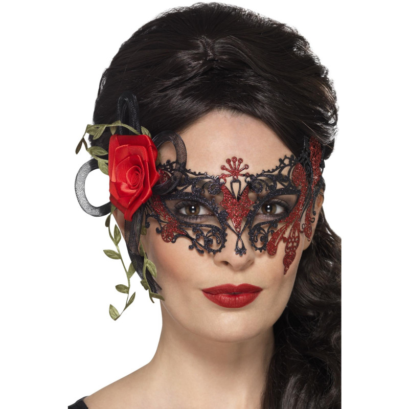 Masque dentelles dia de los muertos