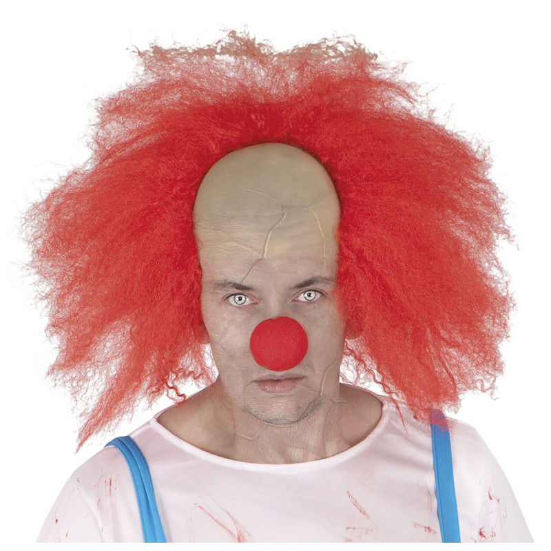 Perruque clown fou