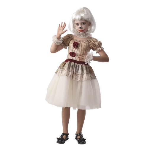 Robe clown tueuse fille