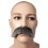 Moustache Dandy 1900 gris