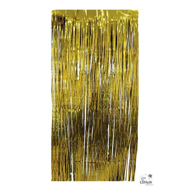 Rideau lamé 1m doré