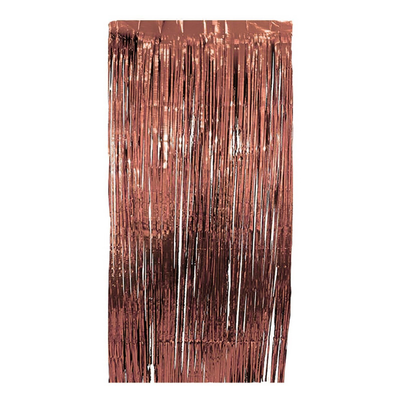 Rideau lamé 1m rose gold