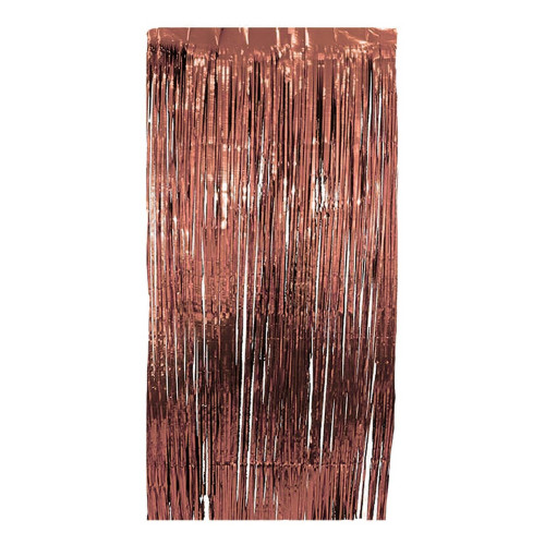 Rideau lamé 1m rose gold