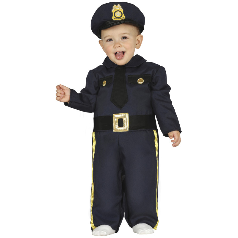 Déguisement police, policier pour bébé en vente chez Be Happy