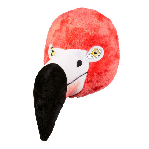 Masque peluche flamant rose luxe pour enfant en vente à Paris chez Be Happy et en ligne.