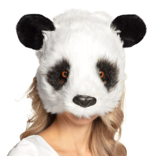 Masque peluche Panda luxe pour adulte en vente à Paris chez Be Happy et en ligne.