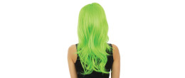 Perruque Lola verte avec frange pour adulte en vente à Paris et en ligne