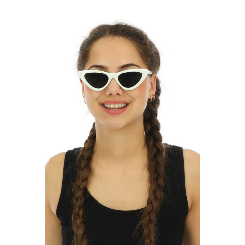 Lunette pin-up des années 50/60's couleur blanche en vente chez Be Happy