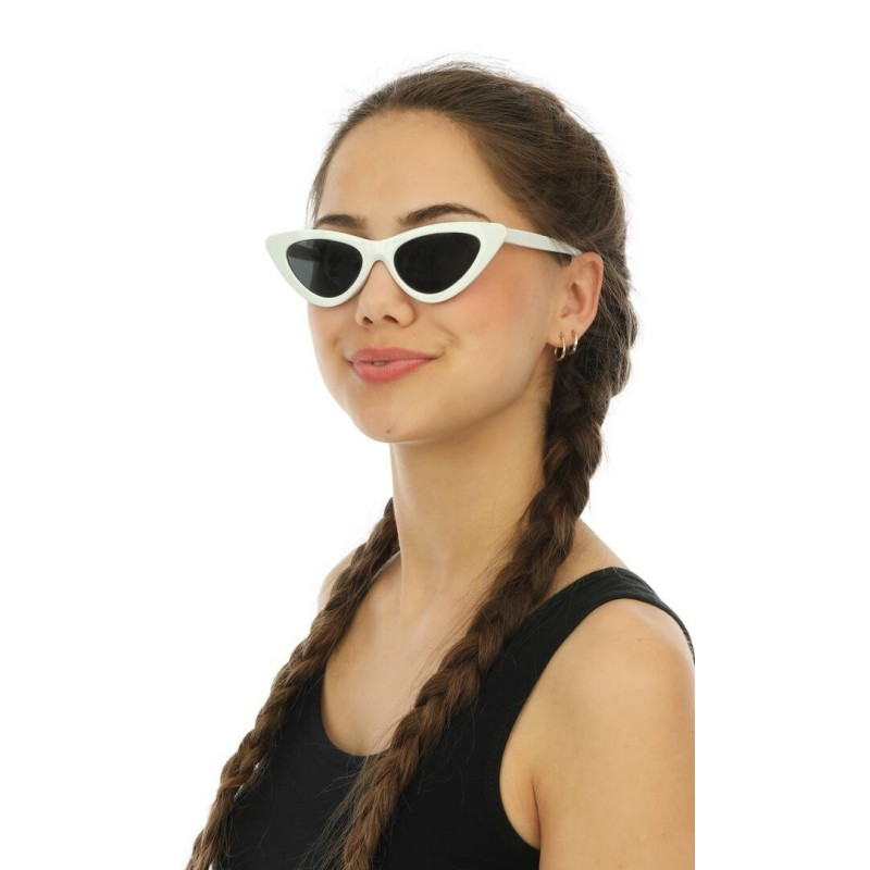 Lunette pin-up des années 50/60's couleur blanche en vente chez Be Happy