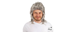 Perruque mulet gris pour adulte en vente chez Be Happy