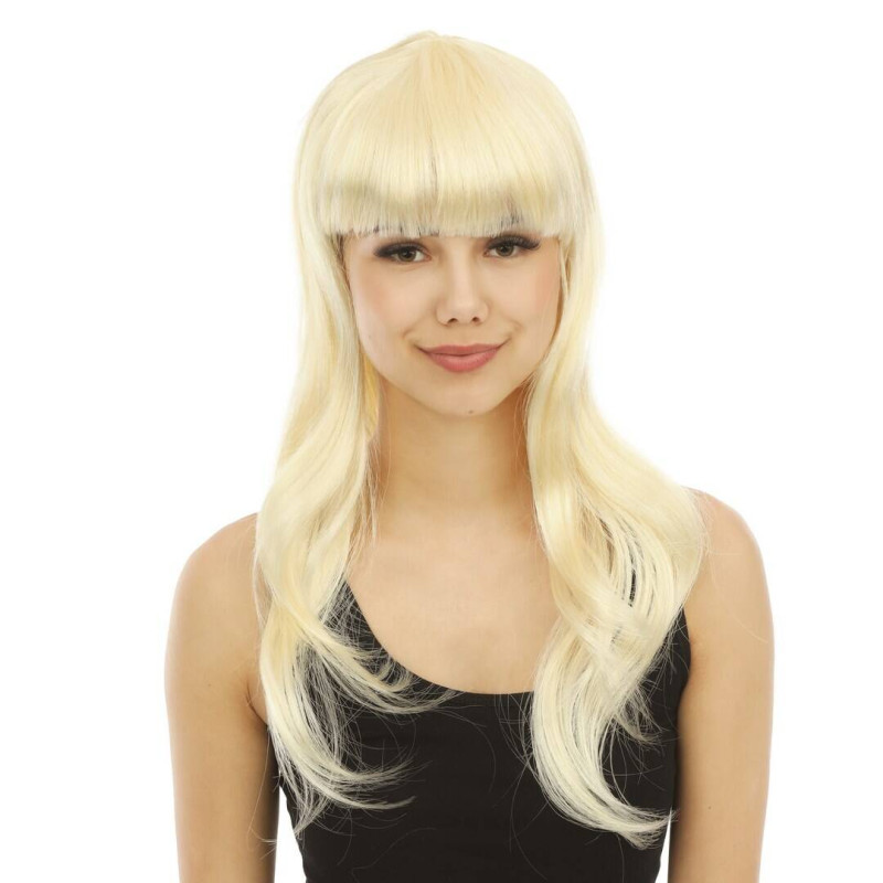 Perruque Lola blonde avec frange pour adulte en vente à Paris et en ligne