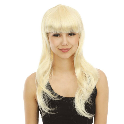Perruque Lola blonde avec frange pour adulte en vente à Paris et en ligne