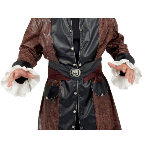 Ceinture de pirate avec tête de mort pour adulte en vente chez Be Happy.