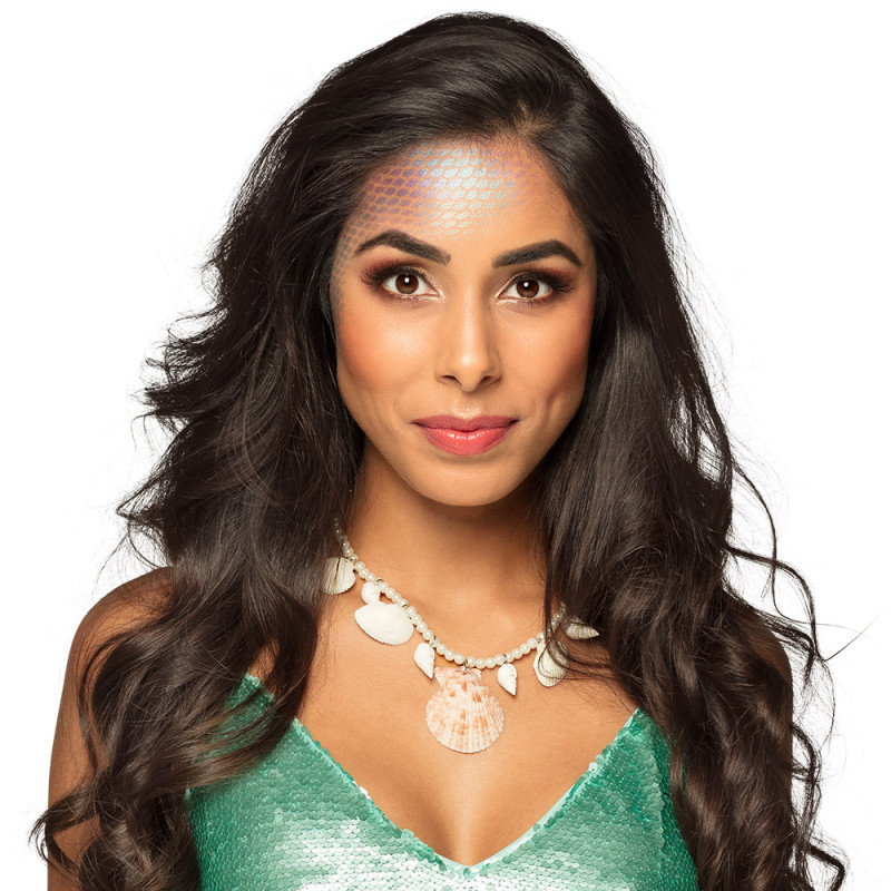 Collier de sirène avec coquillages en vente chez Be Happy