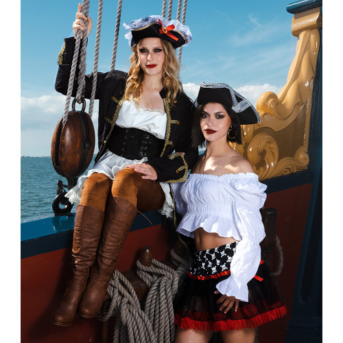 Ceinture corset pirate, corsaire, époque pour femme en vente chez Be Happy