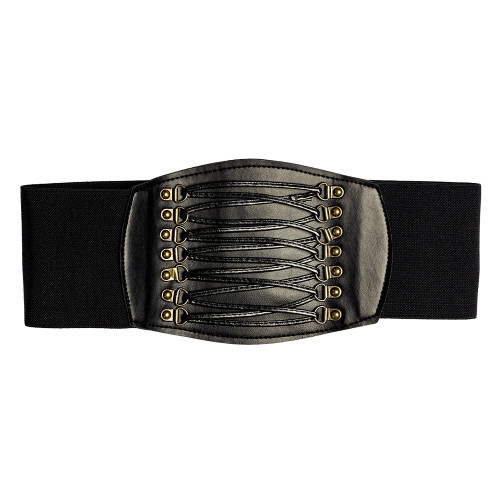 Ceinture corset cuir de pirate, corsaire, époque médiéval pour femme en vente chez Be Happy