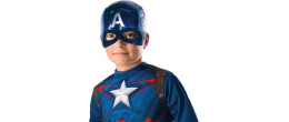 Masque super héro Captain América pour enfant en vente chez Be Happy.