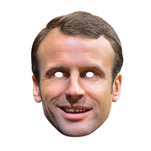Masque Emmanuel Macron carton