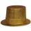 Chapeau HDF or pailletés