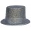 Chapeau HDF argent pailletés