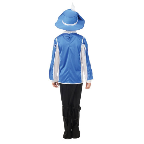 Déguisement mousquetaire bleu enfant